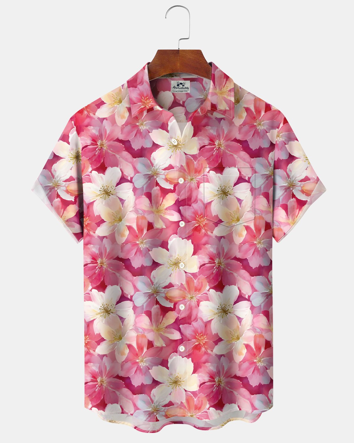 Alohadaddy® Hawaiian Tropical Hibiscus Flower Aloha Men's Shirt