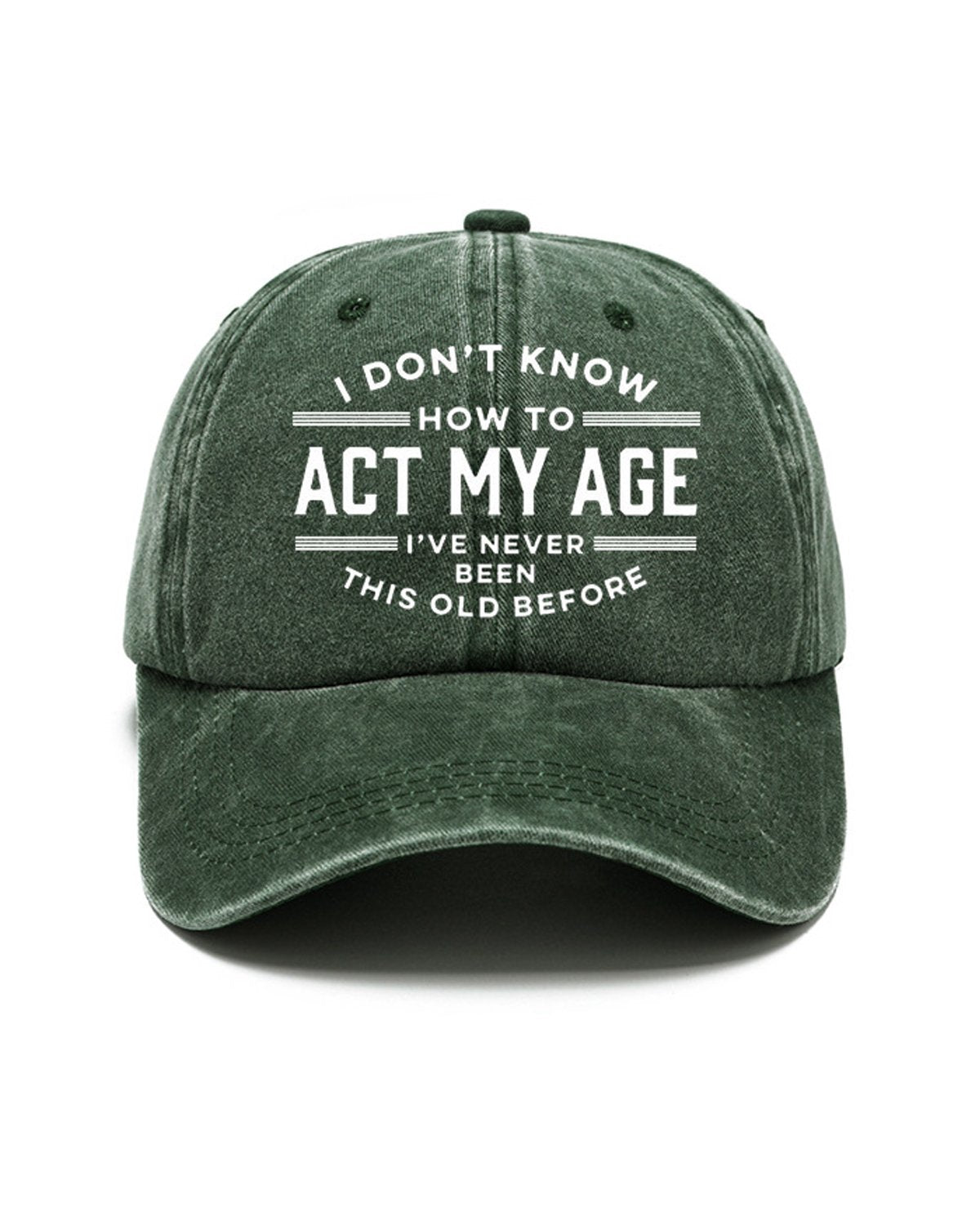Alohadaddy® Retro Letter Slogan Baseball Cap
