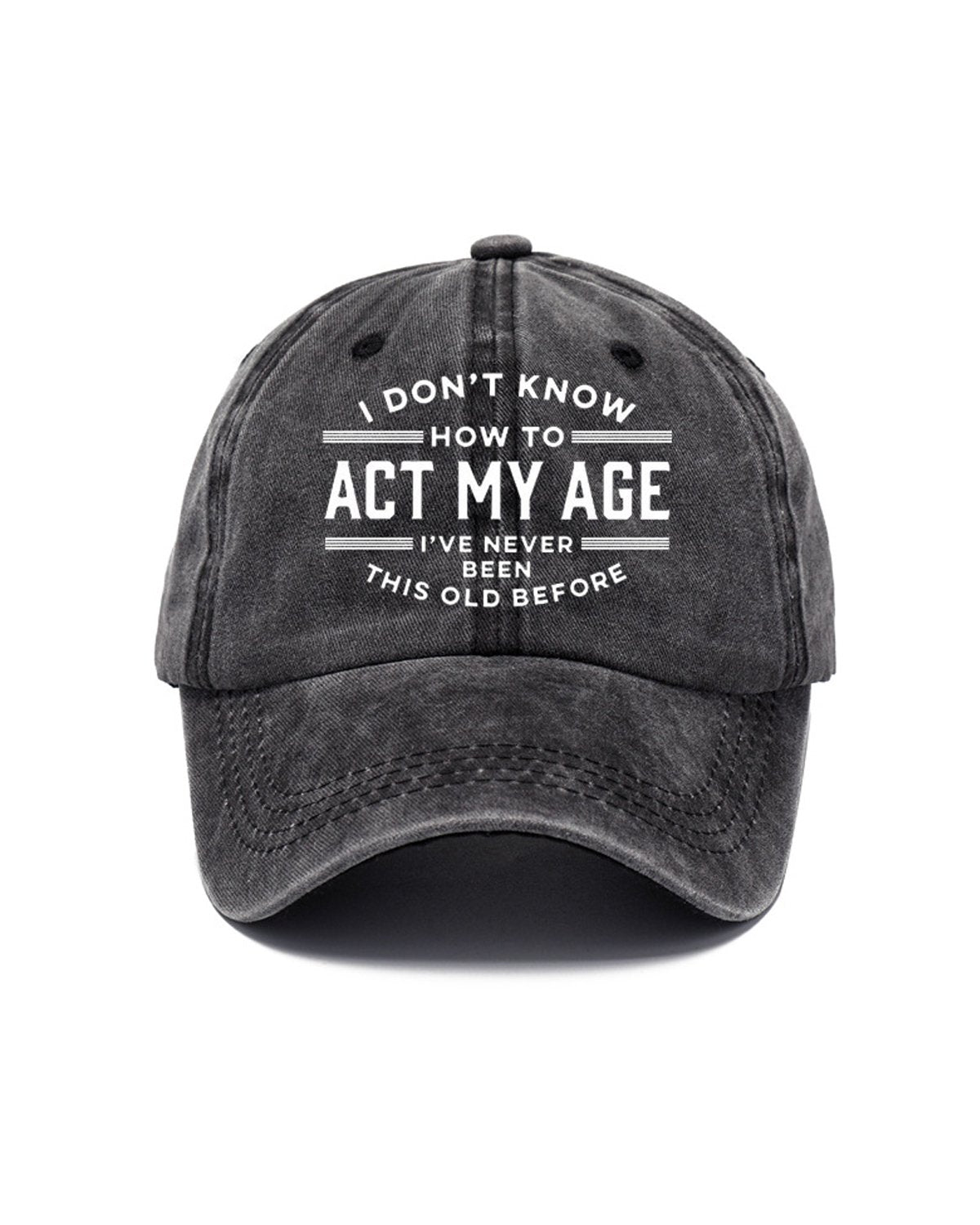 Alohadaddy® Retro Letter Slogan Baseball Cap