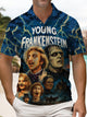 Alohadaddy® Retro Movie Abstract Poster Polo Shirt