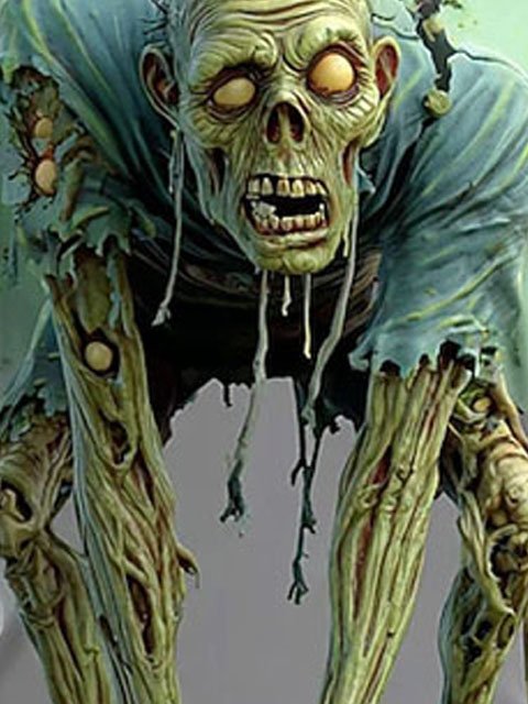 Alohadaddy® Halloween Optical Illusion Zombie Print Men&