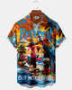 Alohadaddy® Hawaiian Parrot Retirement Tropical Plants and Flowers Shirt