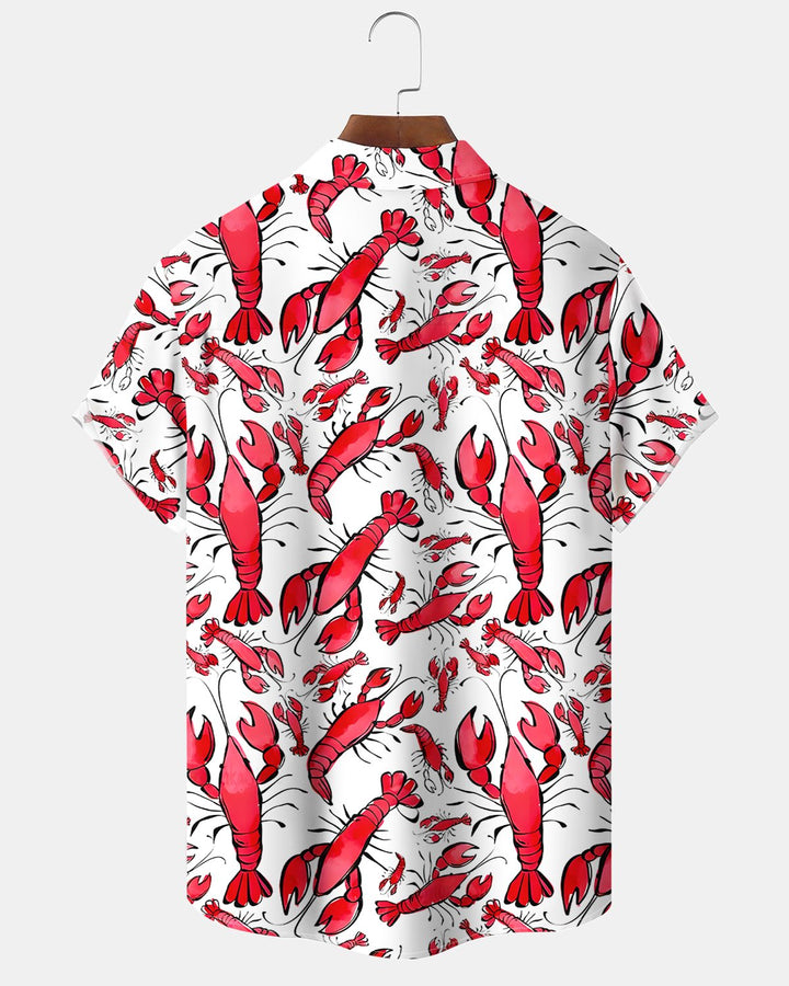 Alohadaddy® Hawaiian Vintage Lobster Festival Vacation Shirt