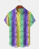 Alohadaddy® Carnival Mask Holiday Gradient Color Music Vacation Shirt
