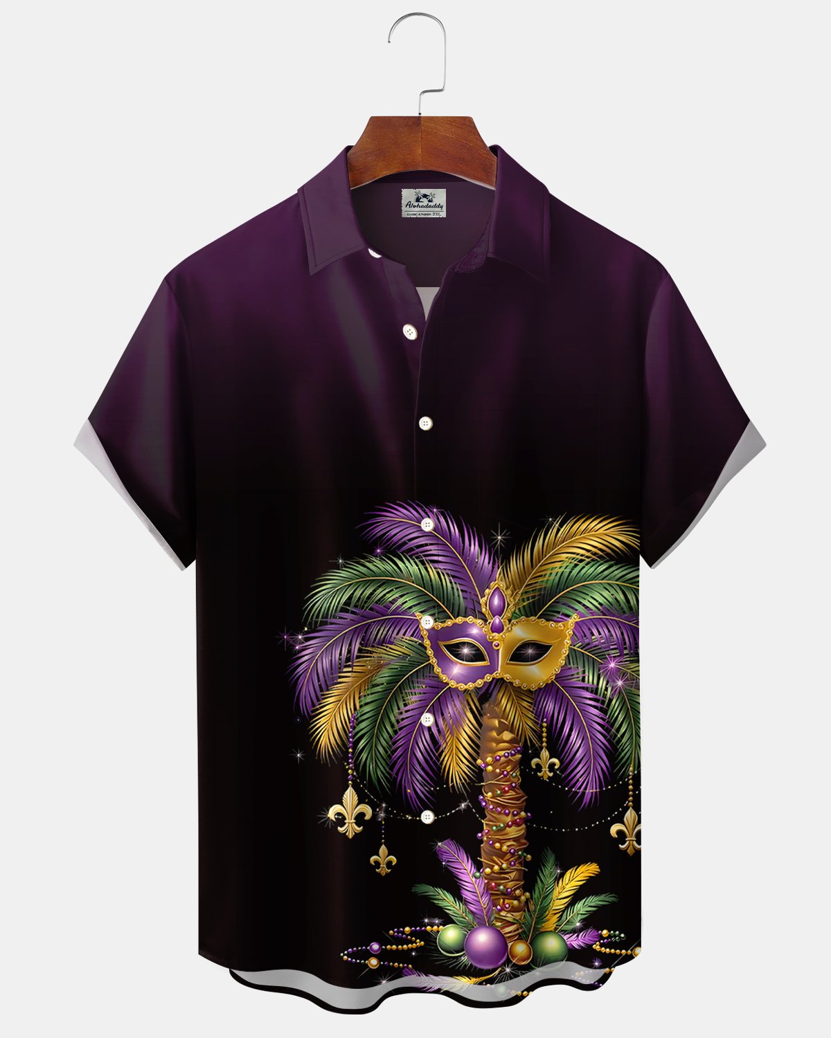 Alohadaddy® Holiday Carnival Hawaiian Beach Coconut Tree Shirt
