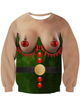 Alohadaddy® Men's Christmas Ugly Sweatshirt Funny Print Casual Sweatshirt Big & Tall