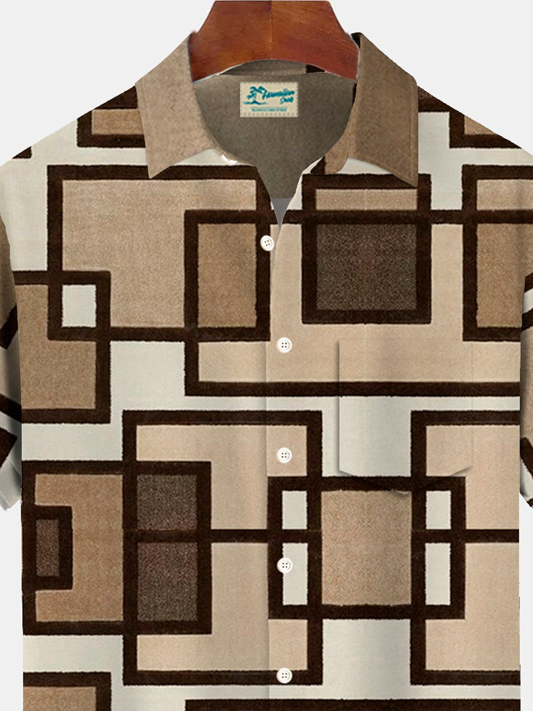 Alohadaddy Retro Geometric Texture Carpet 3D Print Men&