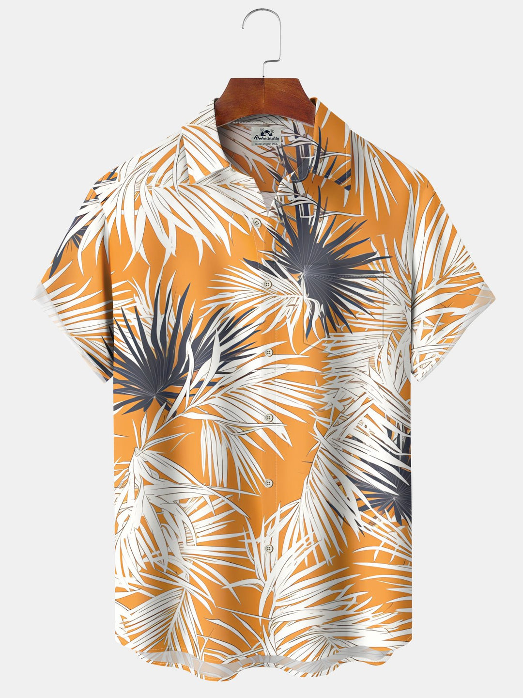 Alohadaddy® Hawaii Palm Leaf Art Print Moisture Wicking Stretch Men&