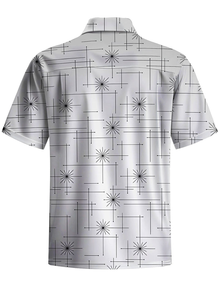 Alohadaddy® Casual Geometric Printed Moisture Wicking Men&