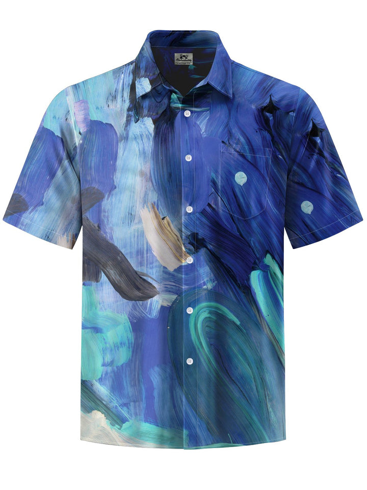 Alohadaddy® Retro Abstract Art Print Pocket Stretch Men&