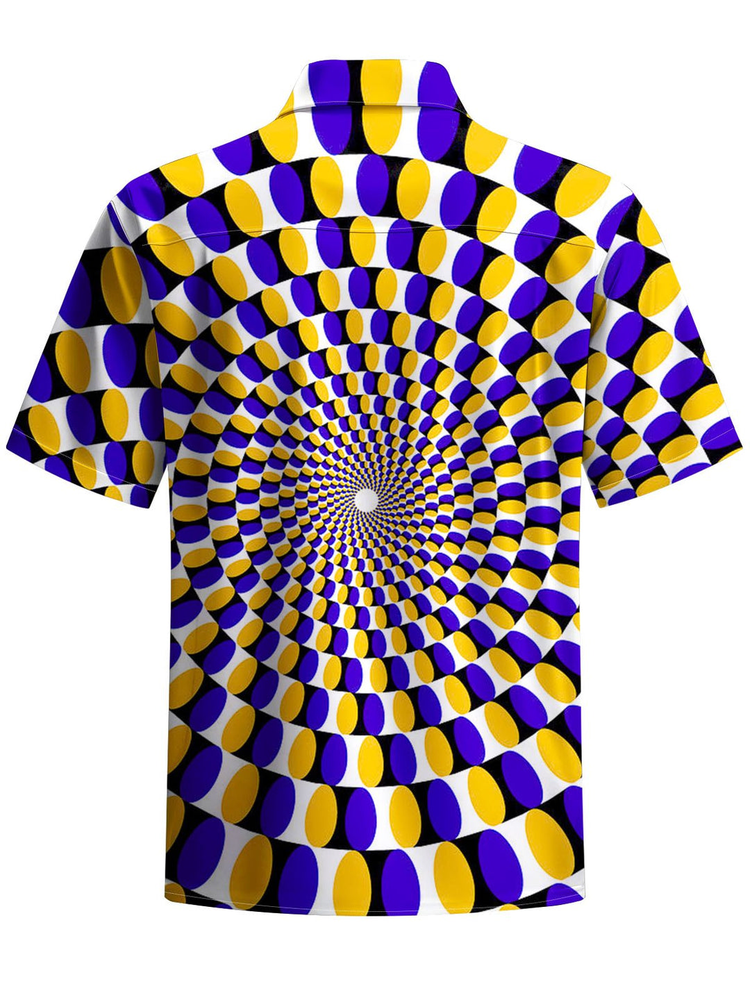 Alohadaddy® Casual Geometric Hypnosis Print Art Pocket Stretch Men&