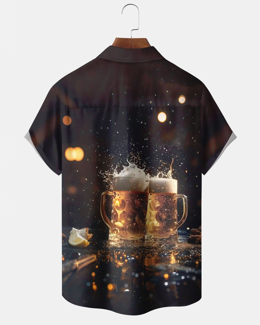 Alohadaddy® Retro Beer Print Art Pocket Stretch Men&