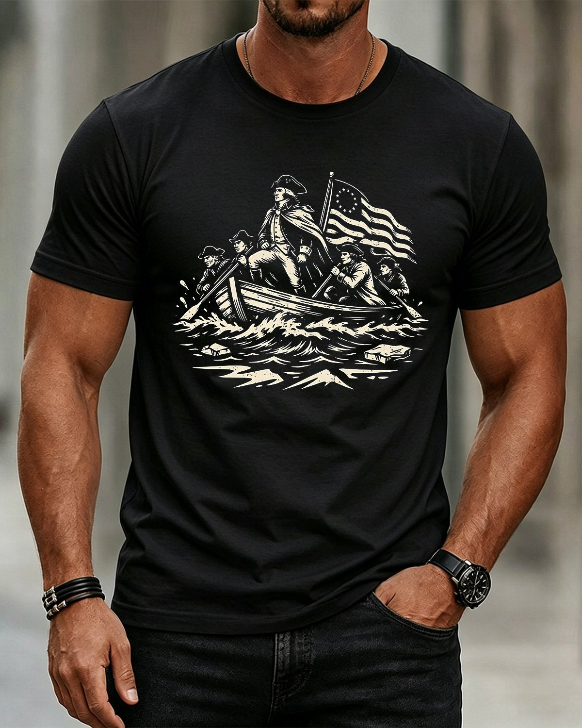 Alohadaddy® Holiday Independence Day Short-Sleeve T-Shirt