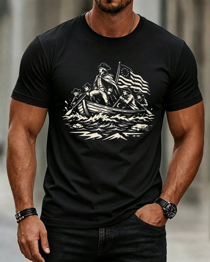 Alohadaddy® Holiday Independence Day Short-Sleeve T-Shirt