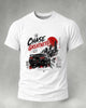 Men's casual street-racing style T-shirt