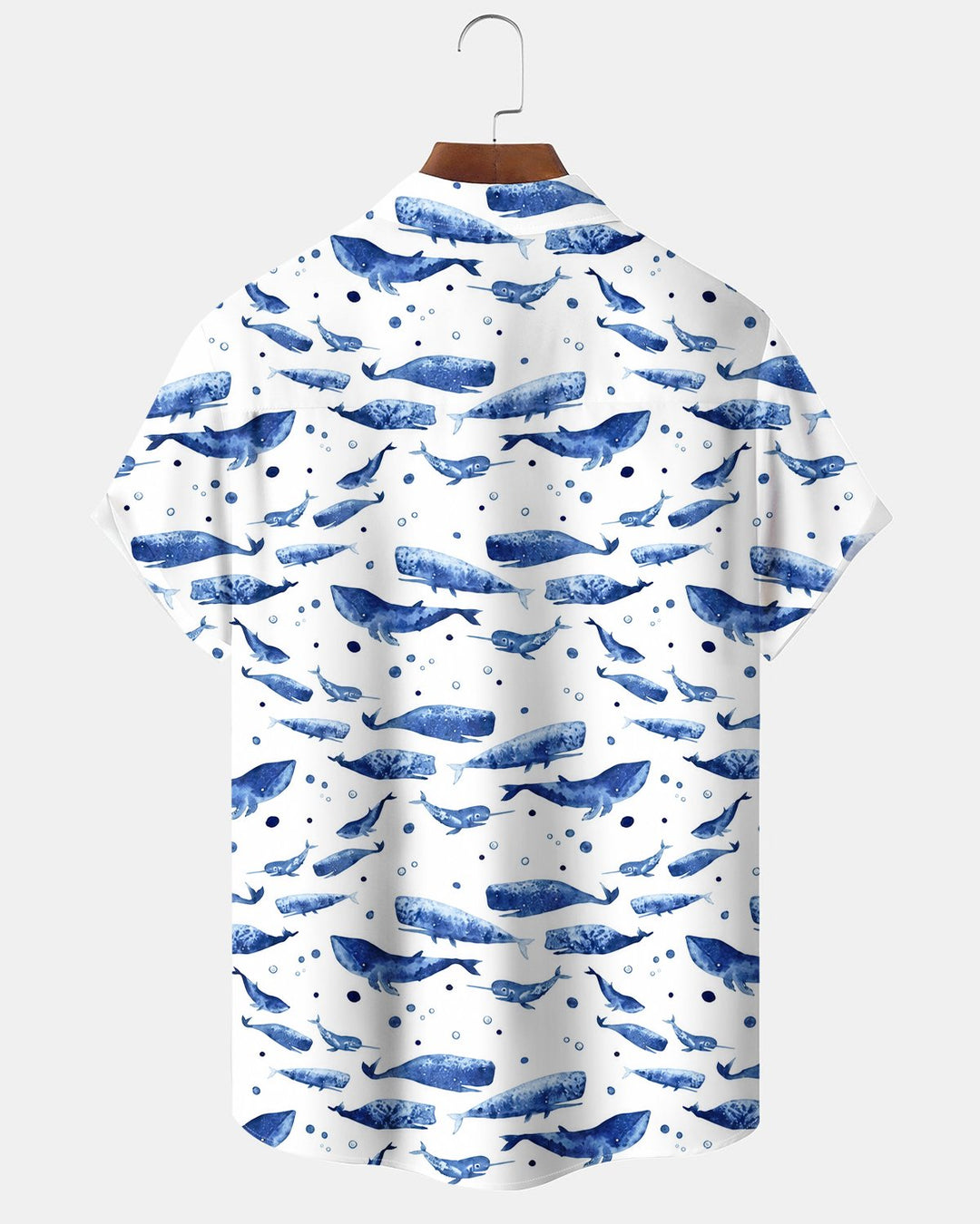 Alohadaddy® Casual Shark Polka Dot Print Men&