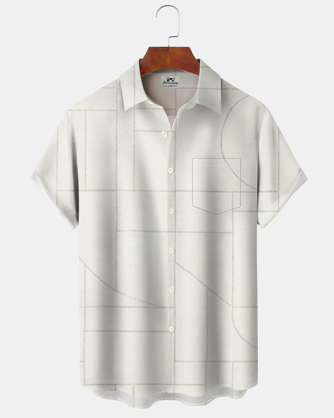 Alohadaddy® Basic Casual Striped Print Men&