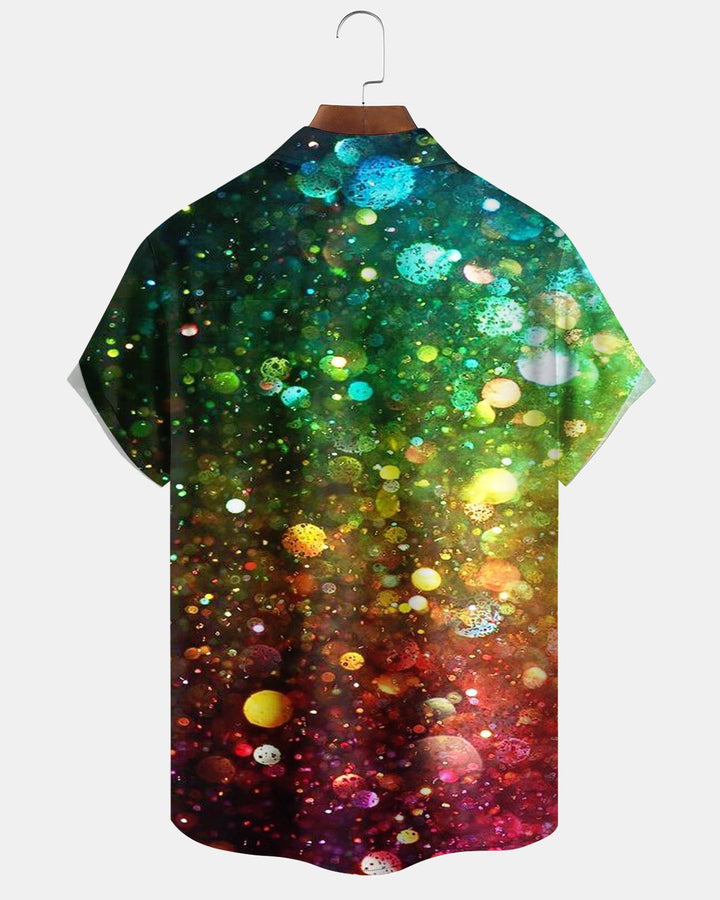 Alohadaddy® Casual Abstract Gradient Scale Print Men&