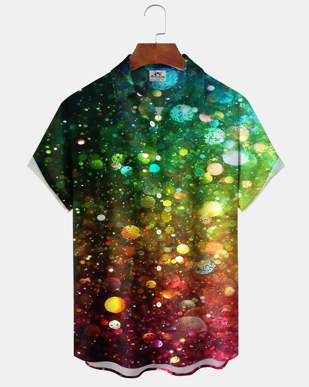 Alohadaddy® Casual Abstract Gradient Scale Print Men&