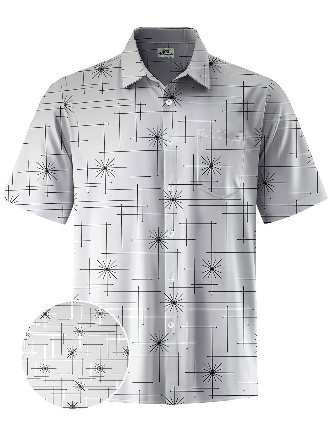 Alohadaddy® Casual Geometric Printed Moisture Wicking Men&