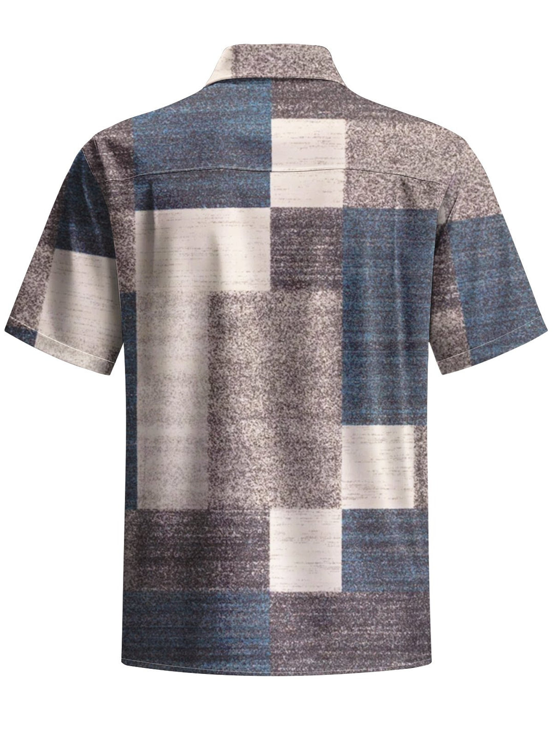 Alohadaddy® Vintage Geometric Art Print Chest Pocket Men&