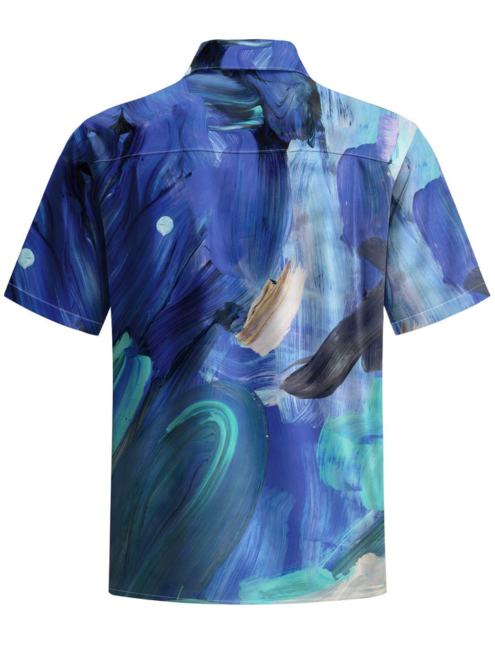 Alohadaddy® Retro Abstract Art Print Pocket Stretch Men&