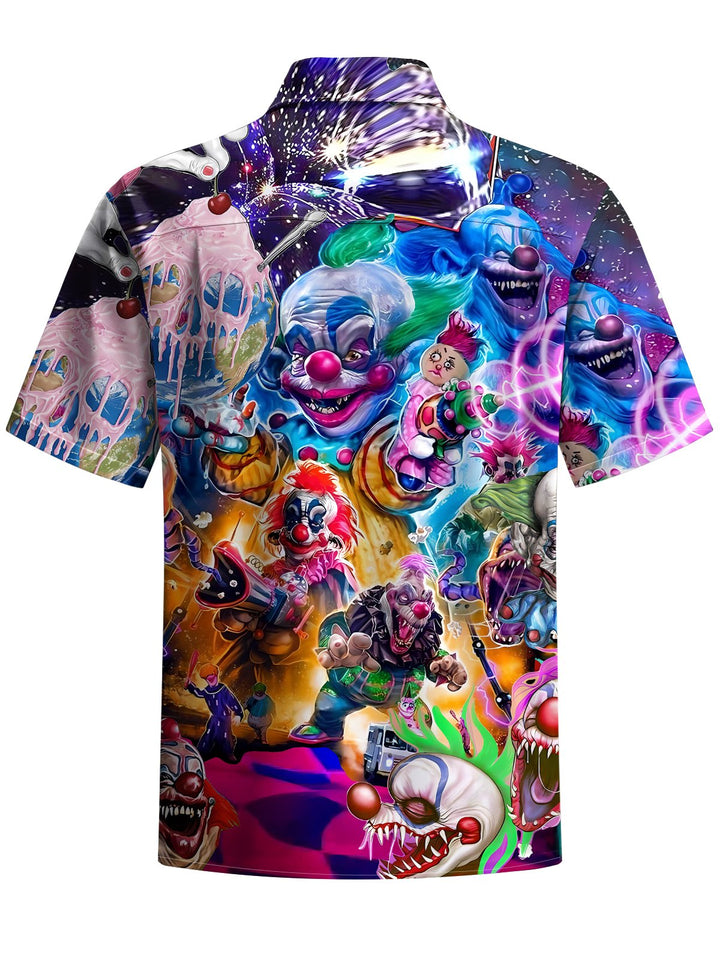 Alohadaddy® Halloween Killer Clown Art Print Stretch Men&