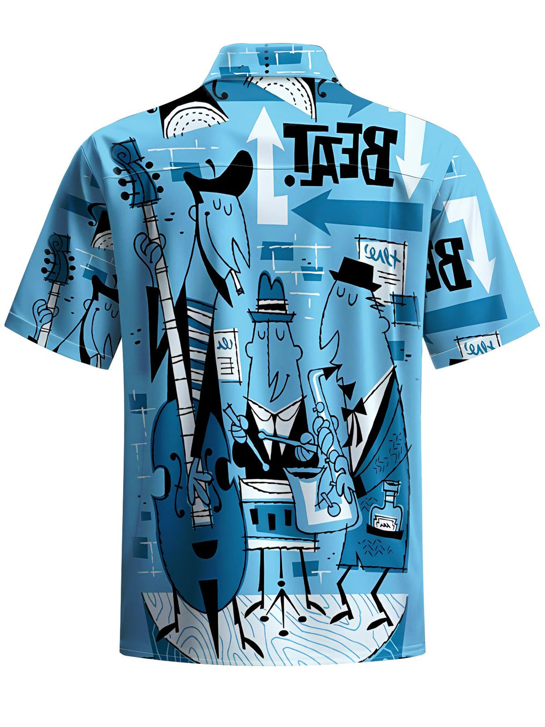 Alohadaddy® Casual Jazz Performance Printed Art Stretch Pocket Men&