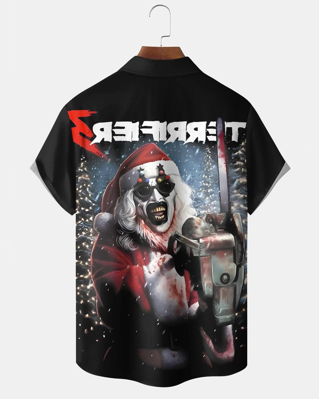 Alohadaddy® Scary Santa Print Men&
