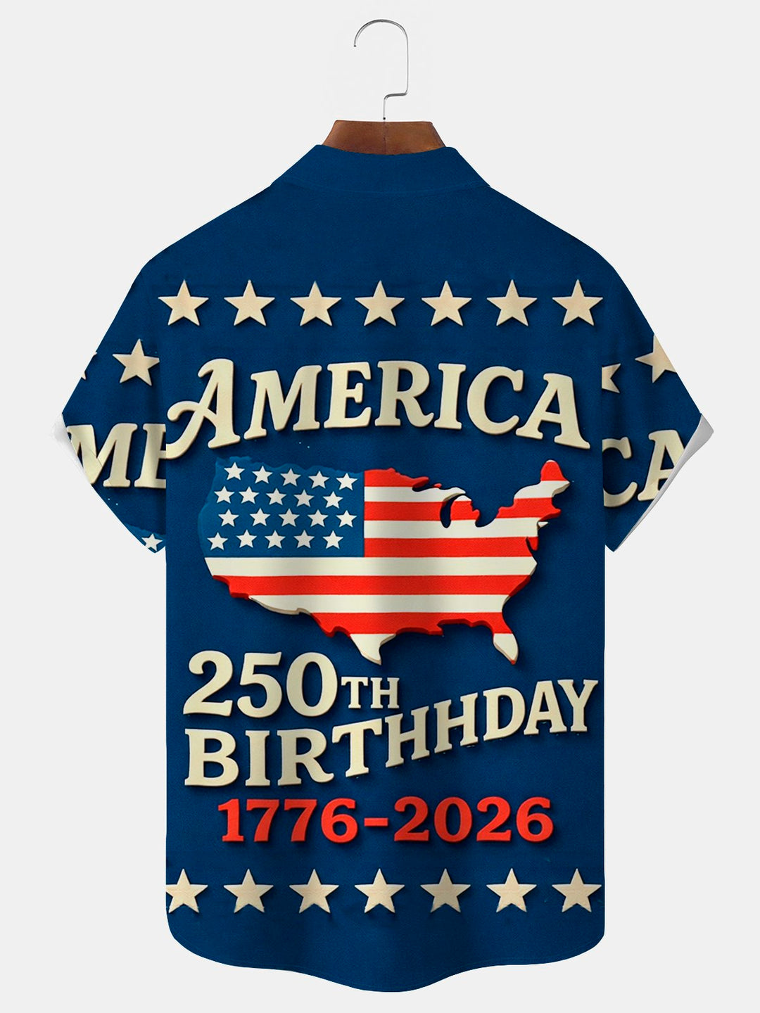 Alohadaddy® Flag 250th Anniversary Print Men&