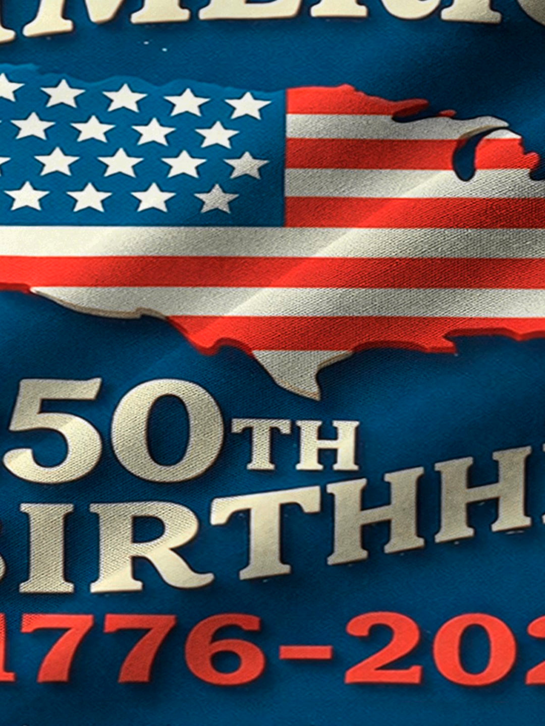Alohadaddy® Flag 250th Anniversary Print Men&