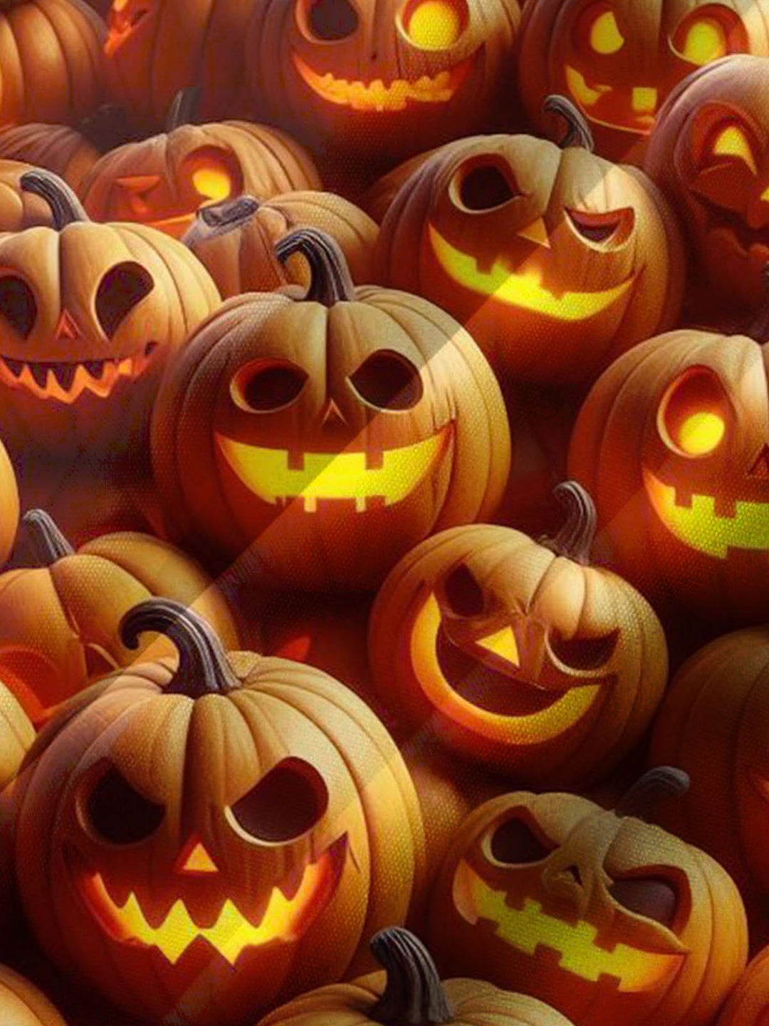 Alohadaddy® Halloween Pumpkin Art Print Pocket Stretch Men&