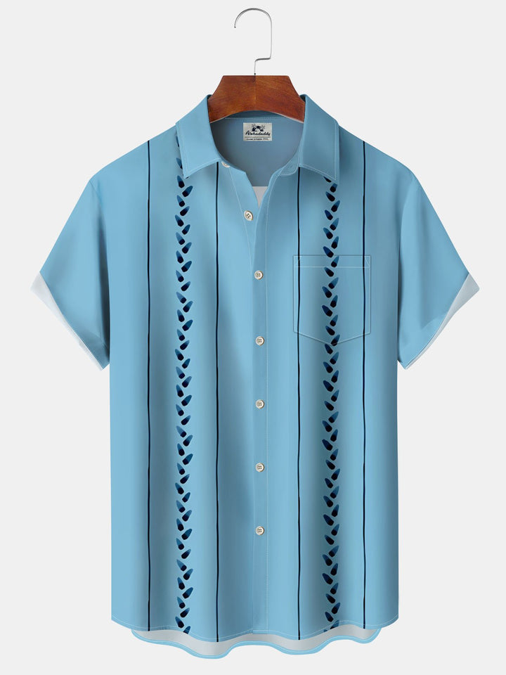 Alohadaddy® Casual Striped Printed Pocket Stretch Men&