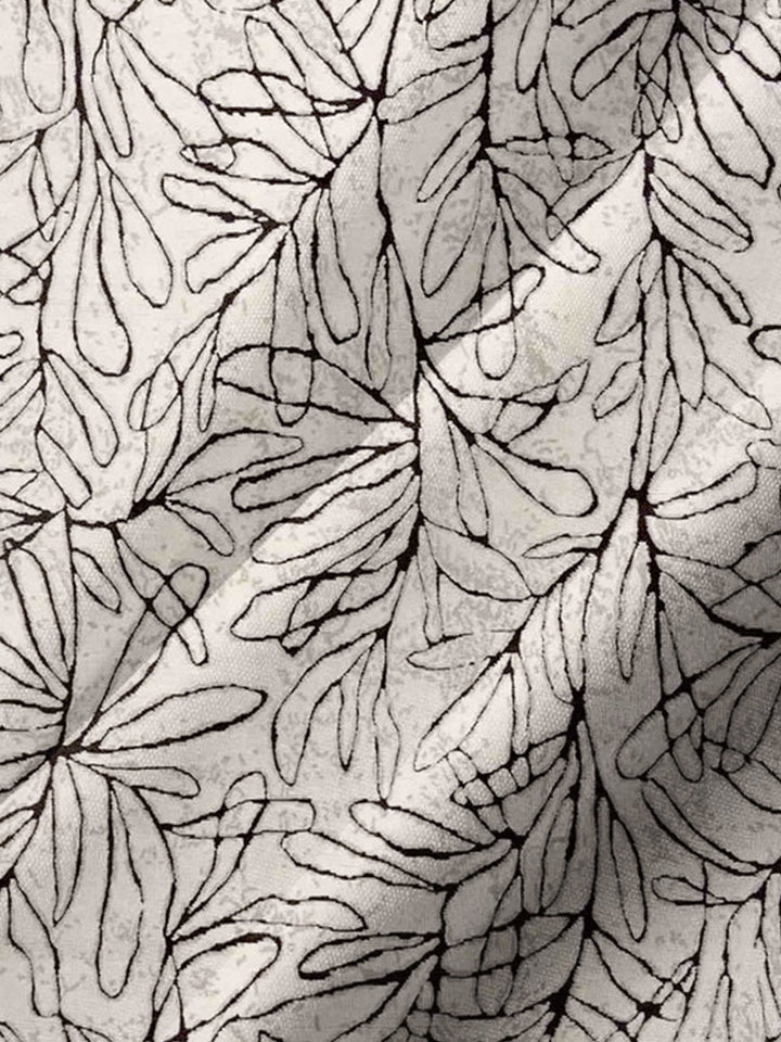 Alohadaddy® Casual Leaves Art Print Chest Pocket Men&