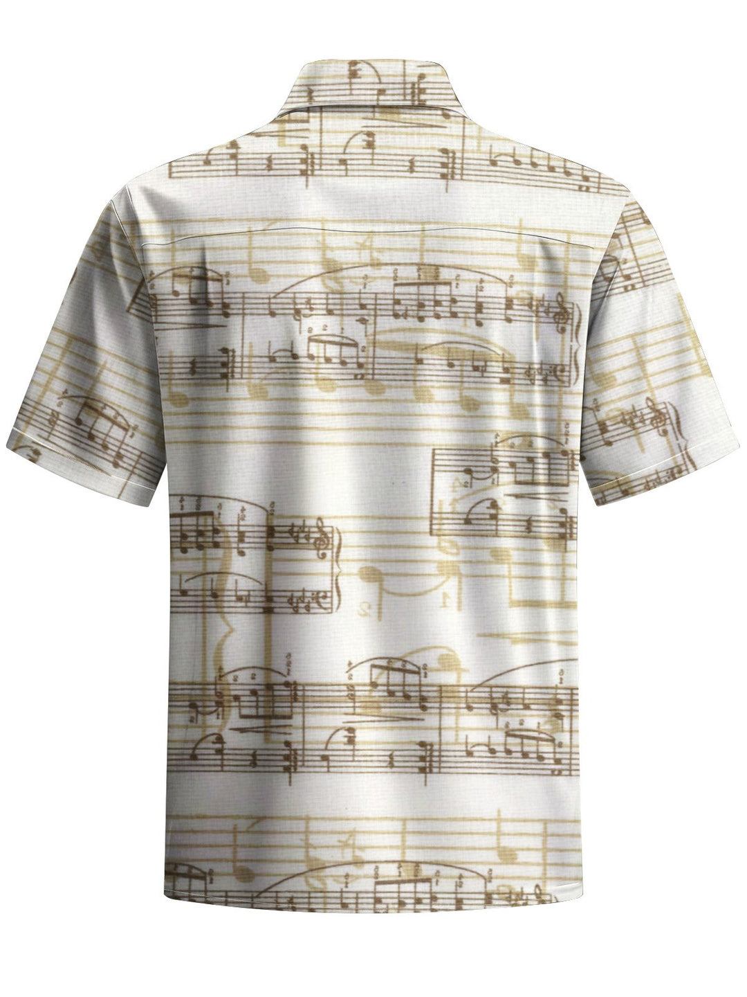 Alohadaddy® Casual Sheet Music Print Art Pocket Stretch Men&