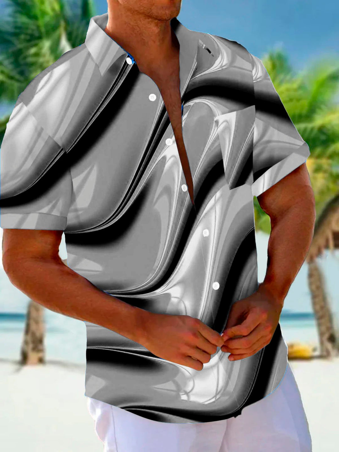 Alohadaddy® Hawaiian Ombre Art Print Men&