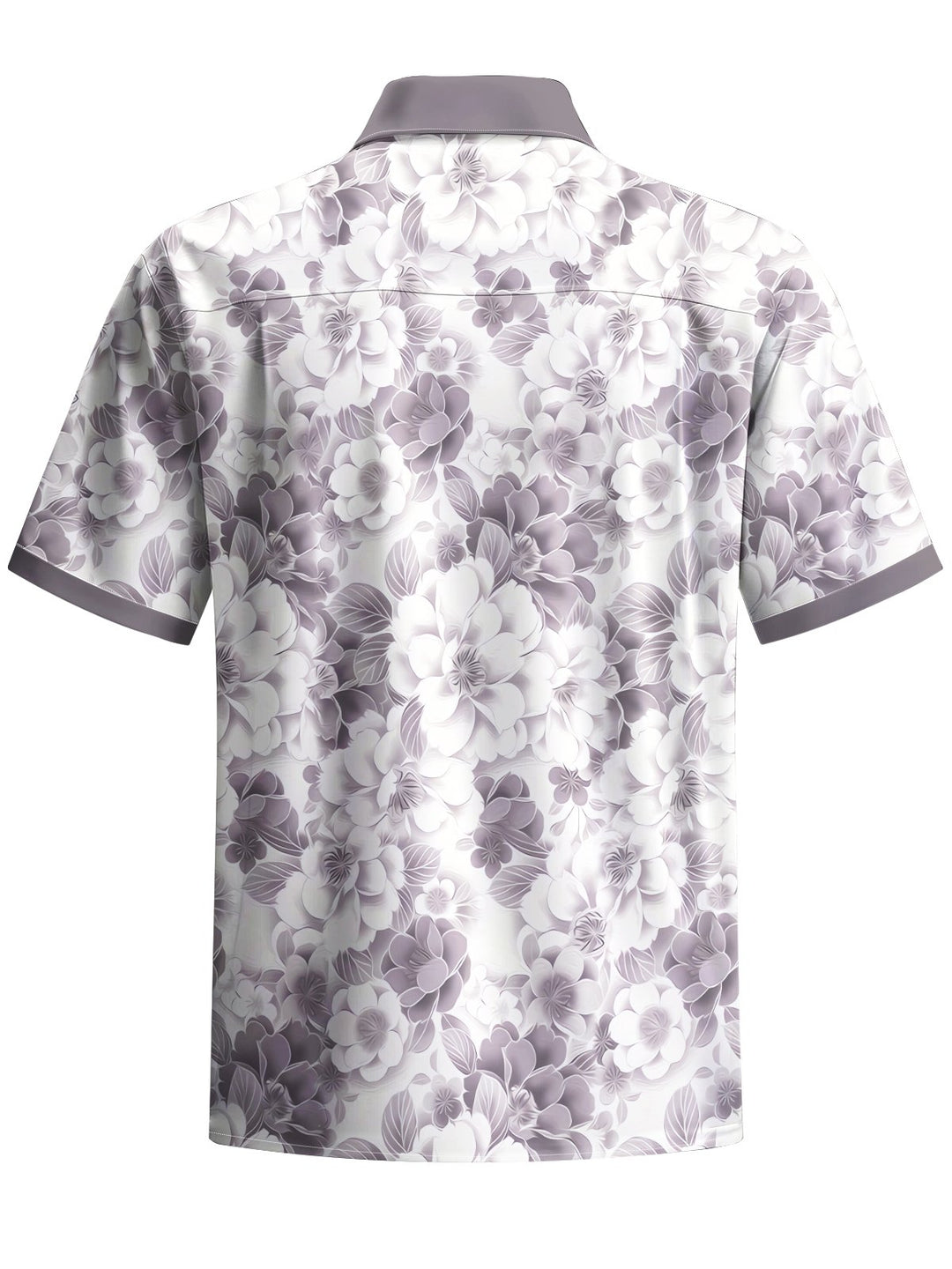 Alohadaddy® Hawaiian Flowers Art Print Moisture Wicking Chest Pocket Mens Short Sleeve Shirt Big &amp; Tall