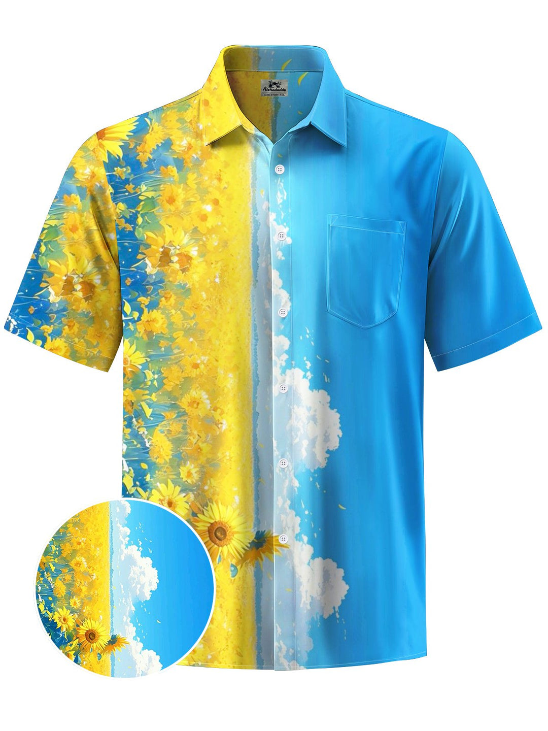 Alohadaddy® Hawaiian Sunflower Art Print Men&