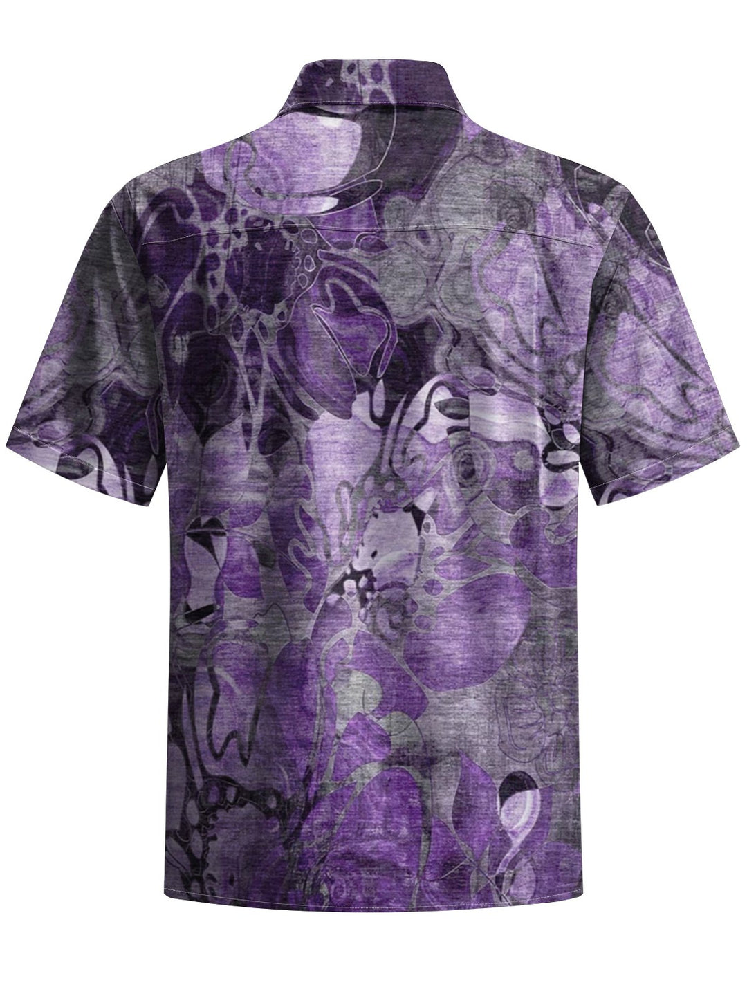 Alohadaddy® Vintage Abstract Dark Art Print Chest Pocket Men&