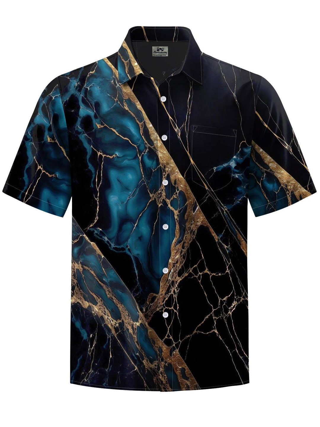 Alohadaddy® Vintage Marble Print Pocket Men&