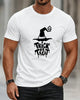 Alohadaddy® Casual Men's Halloween Wizard Hat Short-Sleeve T-Shirt