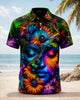 Alohadaddy® Men's Short-Sleeve Polo Shirt  Portrait Print