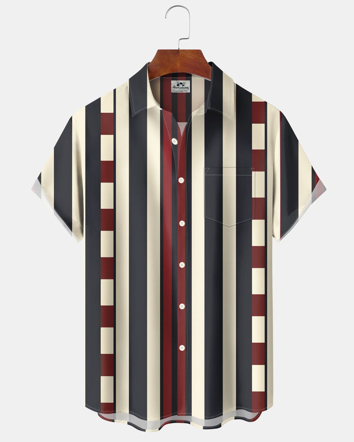 Alohadaddy® Casual Geometric Print Men&