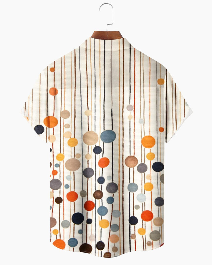 Alohadaddy® Basic Striped Polka Dot Print Men&
