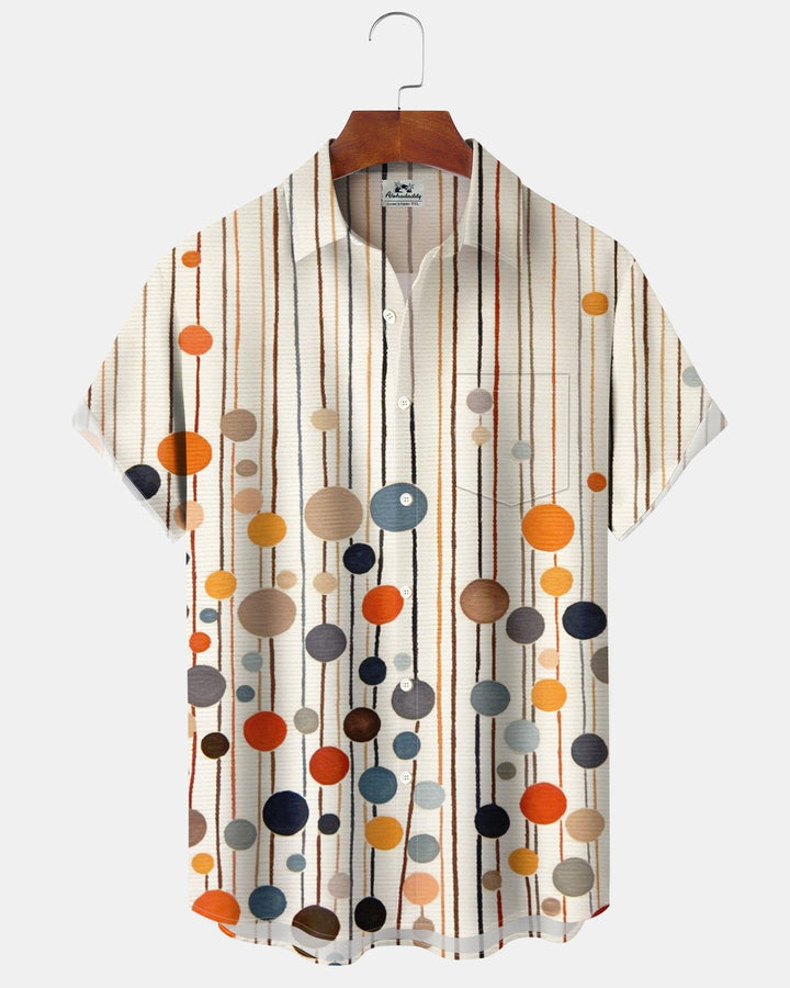 Alohadaddy® Basic Striped Polka Dot Print Men&