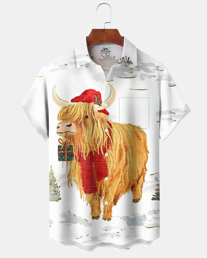 Alohadaddy® Holiday Christmas Reindeer Print Men&
