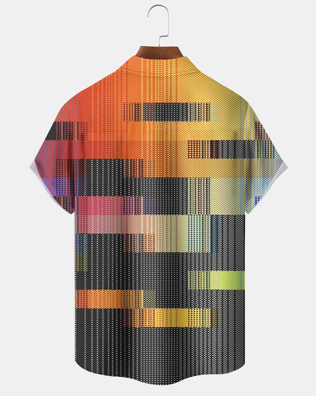 Alohadaddy® Casual Abstract Striped Gradient Print Men&