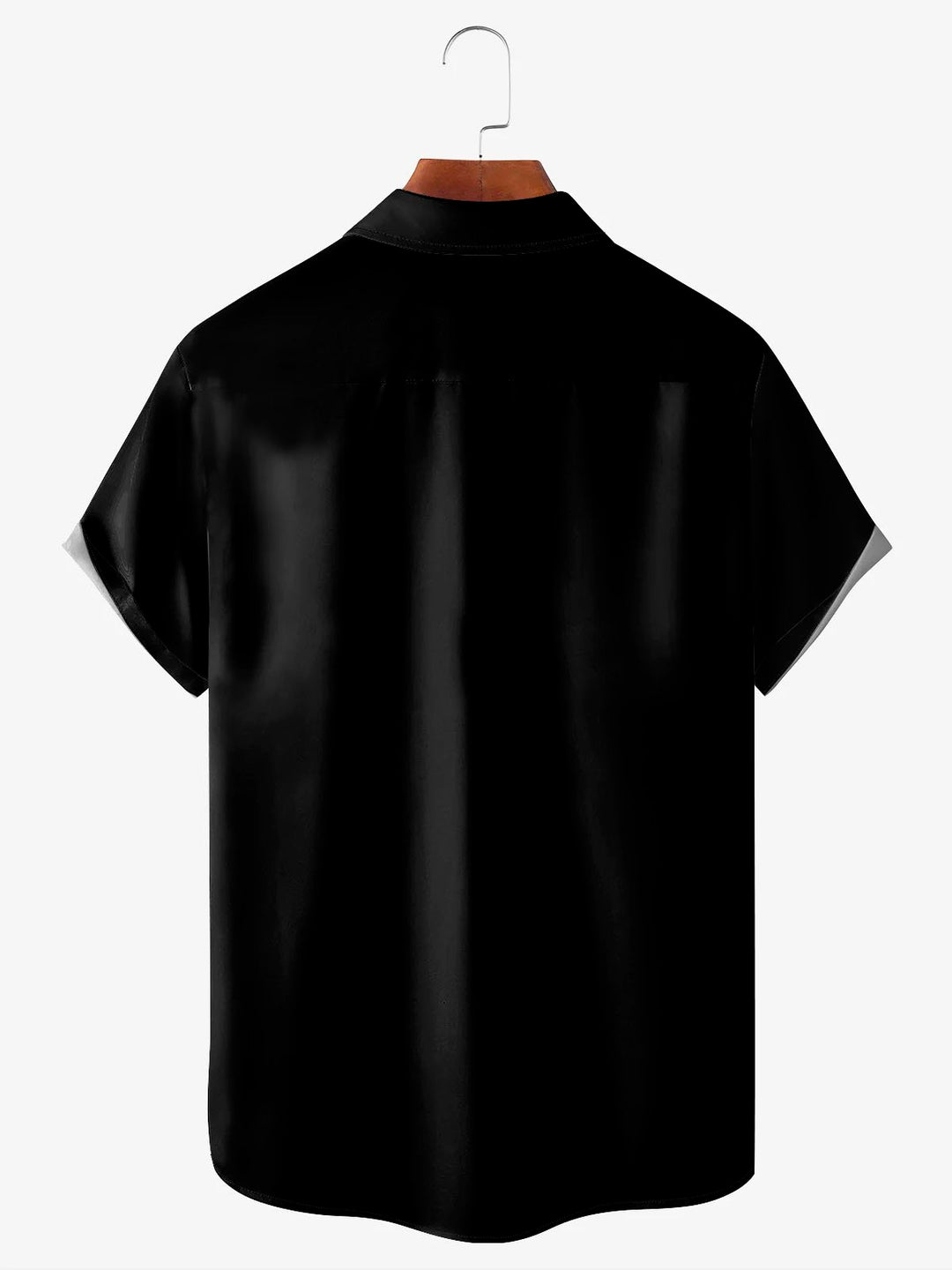 Camisa de manga corta con bolsillo abotonado y estampado 3D de calavera de bolos retro de Alohadaddy para hombre, talla grande y alta