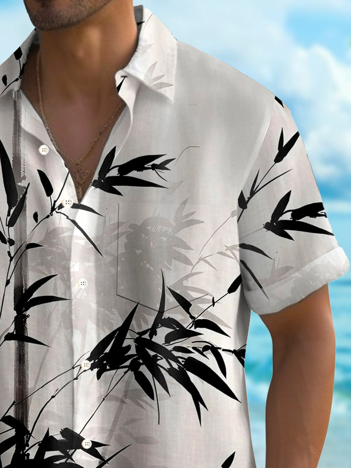 Alohadaddy Vintage Bamboo 3D Digital Print Men&