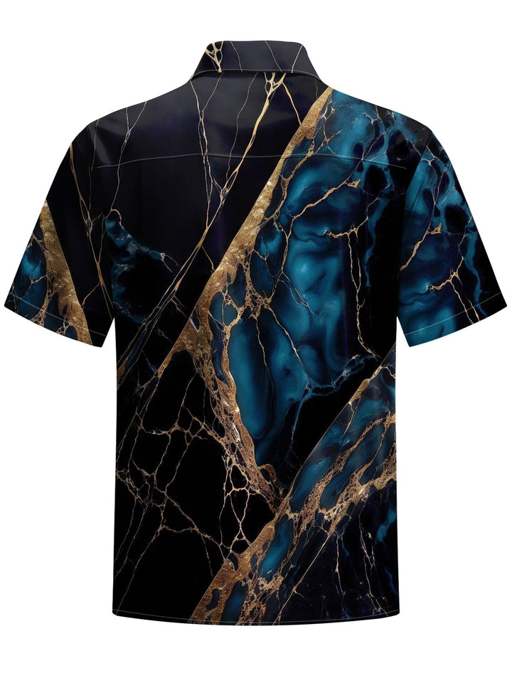 Alohadaddy® Vintage Marble Print Pocket Men&